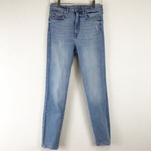 Lovers and Friends Mason High Rise Skinny Jeans in Carmelita Cropped Light Wash